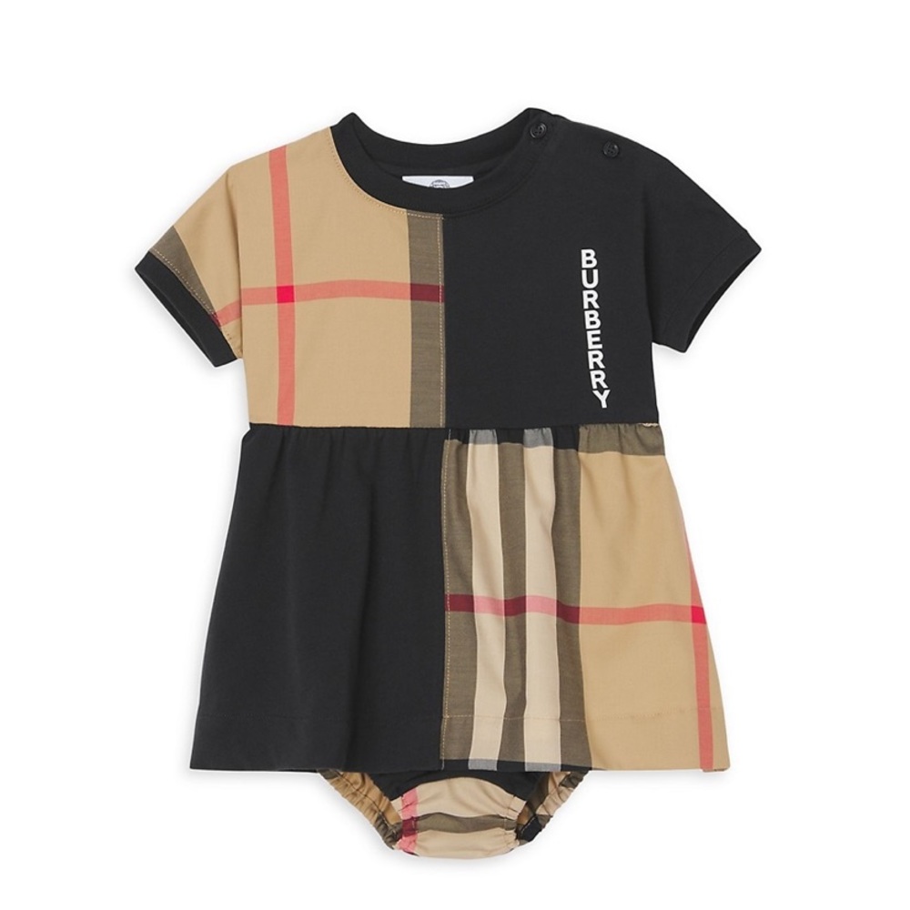 9 month Burberry dress with diaper cover